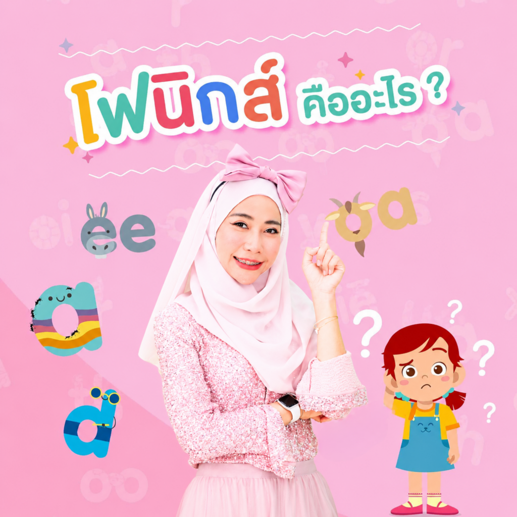 โฟนิกส์ (Phonics) คืออะไร และชุดการสอนโฟนิกส์ช่วยการเรียนภาษาอังกฤษได้อย่างไร ครูโบว์จะเล่าให้ฟัง